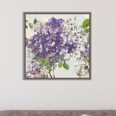 Reproduction d’art sur toile, "Purple Hydrangea II" par Asia Jensen