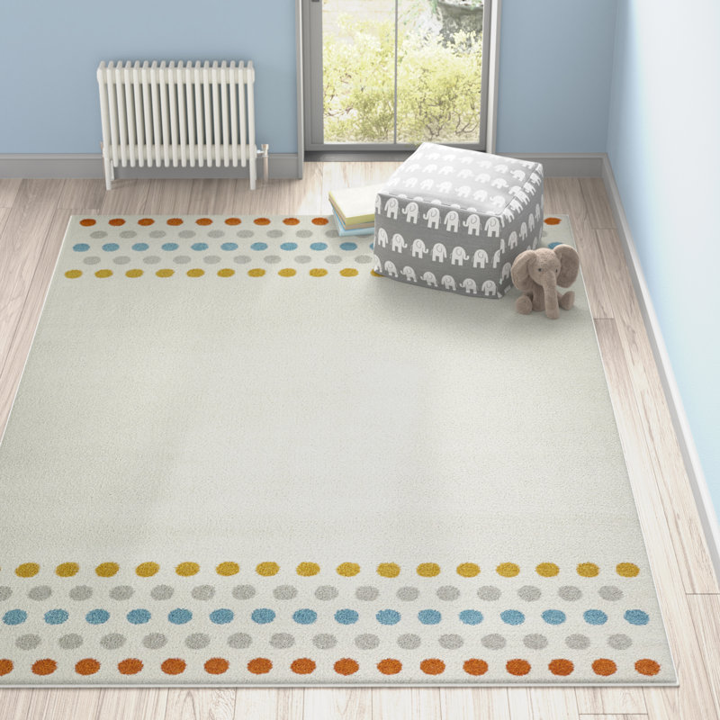 Tapis ivoire Dechaun, Rectangle 5 pi 3 po x 7 pi, Ivoire ivoire
