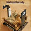  Lit pour chat 22 '' H Pirate Ship, coque berçante, conception berçante douce-129577300