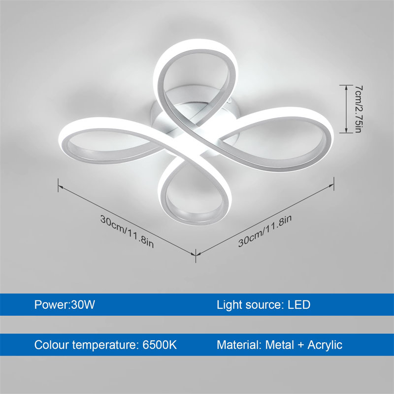 1 - Light LED Chandelier