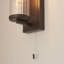 Orwin Steel Candle Wall Light-557804960