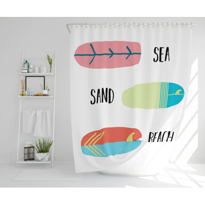 Martha Polyester Shower Curtain