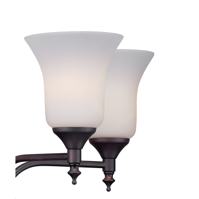 Lustre classique/traditionnel à 5 lumières Crothersville, Bronze antique