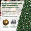 13.12' H Lighted Artificial Christmas Tree