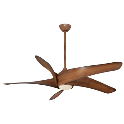 62" Artemis™ 5 - Blade Standard Ceiling Fan with Remote Control and Light Kit Included