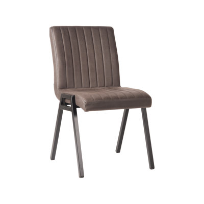 Freddy 44cm H Microfiber / Microsuede Upholstered Side Chair