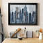 Cirrus I - Peinture sur toile encadrée-1347137225-1347137224