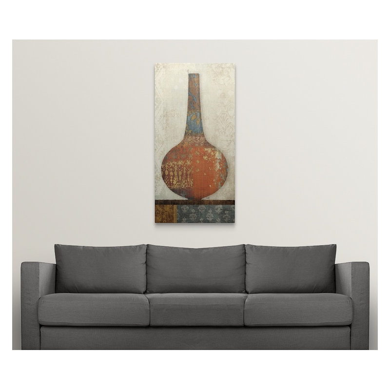 « i », impression Indian Vessel, H 48 po x l 24 po x P 1,5 po, Toile