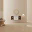 Meuble-lavabo à fermeture en douceur 48 po avec lavabo et deux petites tablettes de rangement