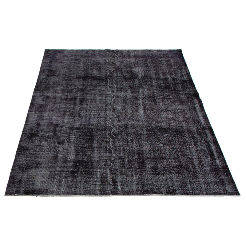 Tapis unique en laine noué à la main de style années 2000 de 6 pi x 9 pi 3 po Oliver-Jude