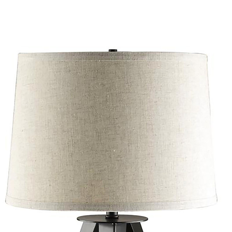 Grey And Black Tripod Floor Lamp