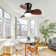 Ceiling Fan with Remote Control and LED Light