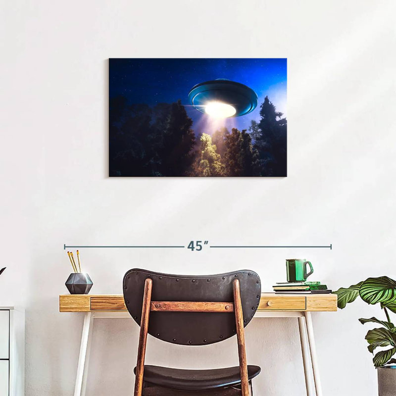 Kelan Ancient UFO, 20" H x 30" W