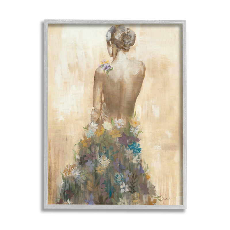 Robe de corps nu féminin au corps doux par Liz Jardine - impression, H 20 po x l 16 po, Estampe numérique Farmhouse