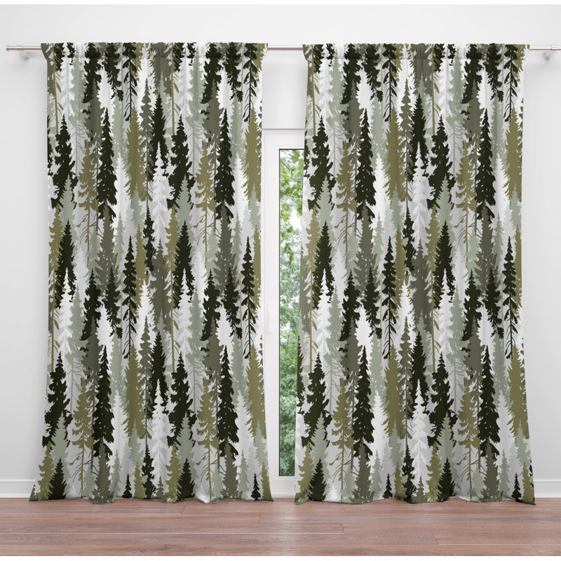 Paire de rideaux obscurcissant en polyester Anitra, L 20 po x L 61 po