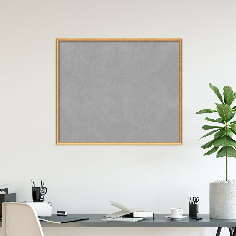 Tableau magnétique magnétique en métal, H 42 po x l 50 po, Or