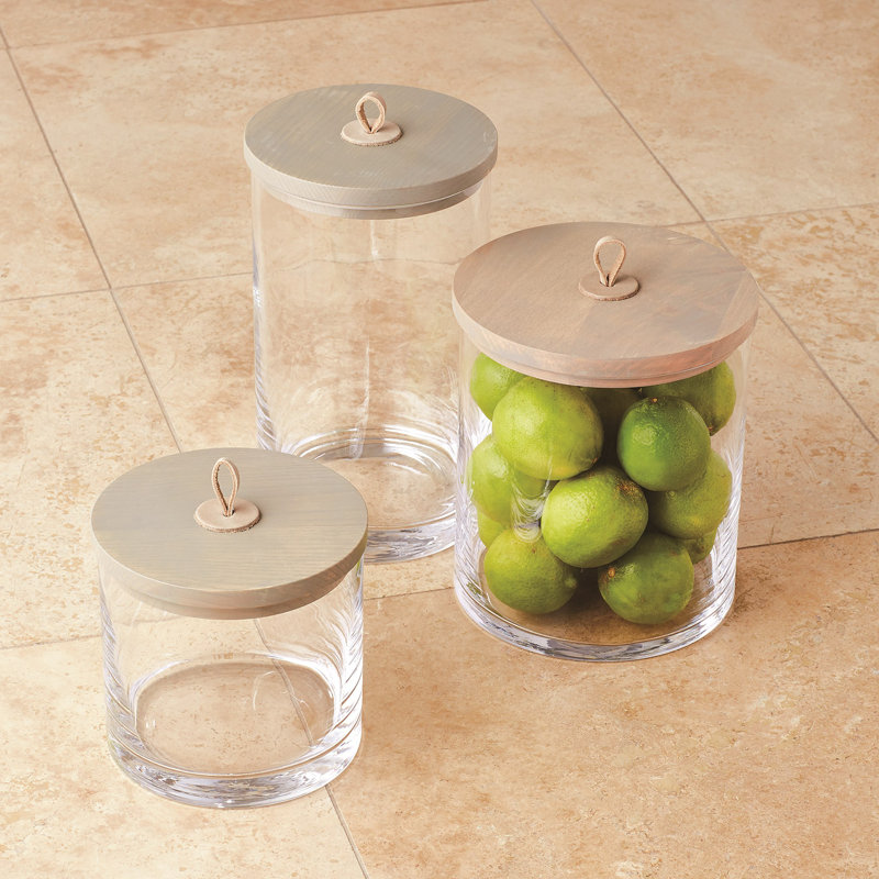 Rustic Canister, 10.5" H x 6" W x 6" D