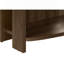 Bureau d'ordinateur, bureau personnel, coin, tablettes de rangement, L 48 po, forme en L, travail, ordinateur portable, stratifié brun, contemporain