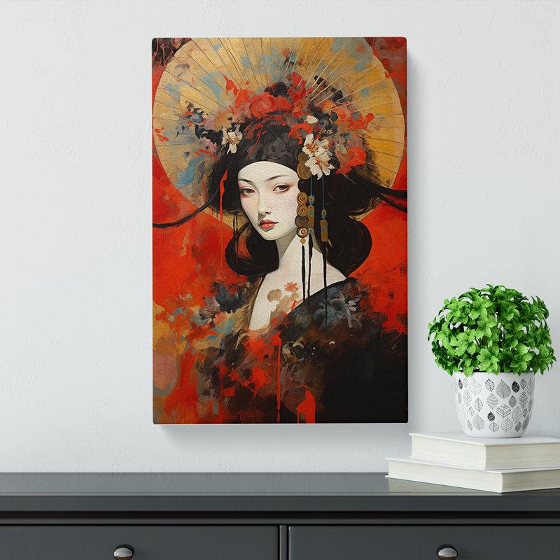 Courtesan Expressionism - Print, 60cm H x 40cm W x 3cm D