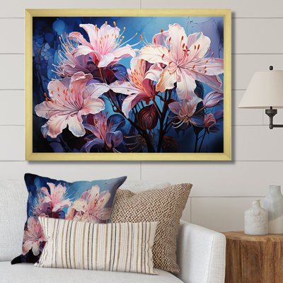 Hibiscus rose avec jardins enchantés