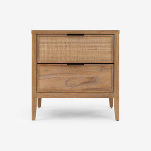 Kalana - 2-drawer Rattan Nightstand