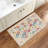 Machine Washable Non-Slip Oriental Area Rug Beige/Yellow/Orange-1491462957