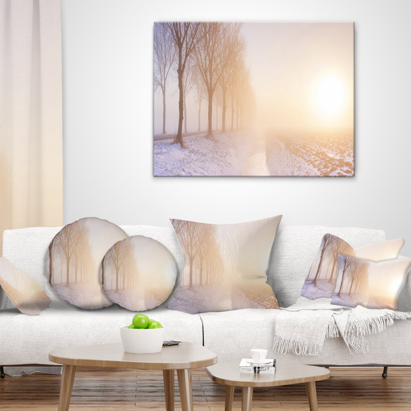 Coussin Schafer Landscape, 18 po x 18 po, Coussin décoratif