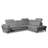Genuine Leather Reclining Corner Sofa with Adjustable Headrests and Adjustable Armrest and Storage-1487789200-1487789201