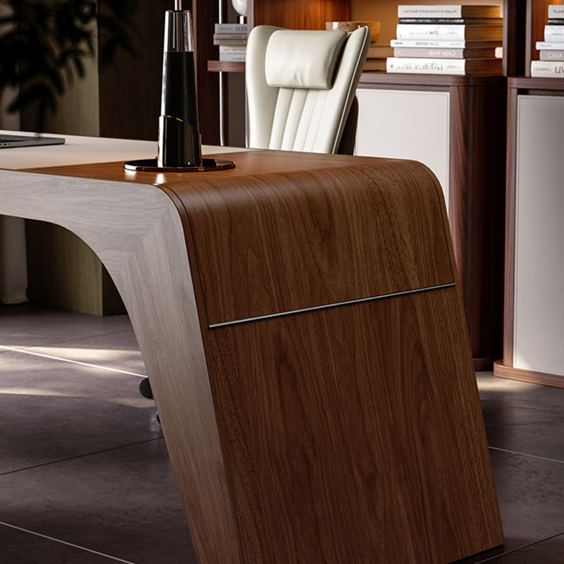 Bureau de style rétro American Light, H 29,53 po x l 70,87 po x P 27,56 po