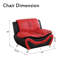 Fauteuil d'appoint 42 po en similicuir respirant-1613143786
