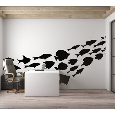 Papier peint de qualité supérieure - Silhouette de poisson