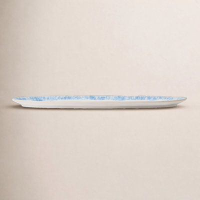 Brisa Oval Platter, Ria Blue
