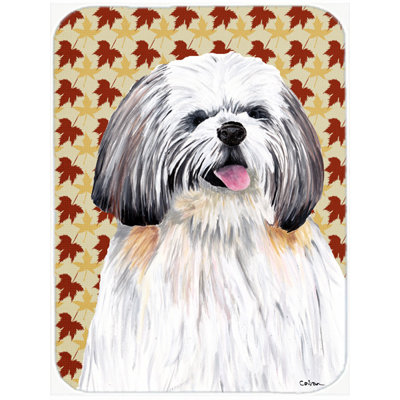 East Urban Home Shih Tzu Portrait Glass Cutting Board