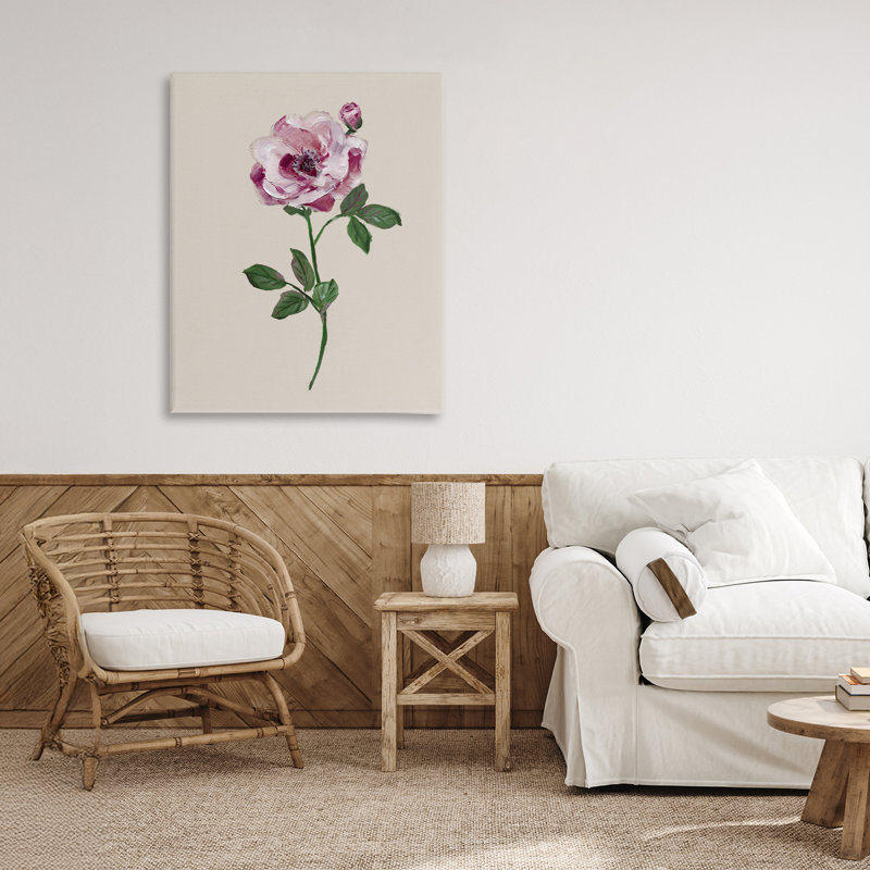 «Pink Jewel», toile par Sally Swatland, H 30 po x l 24 po