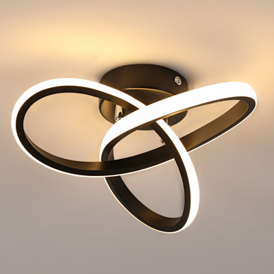 Kudolo 24cm LED Integrated Semi Flush Mount
