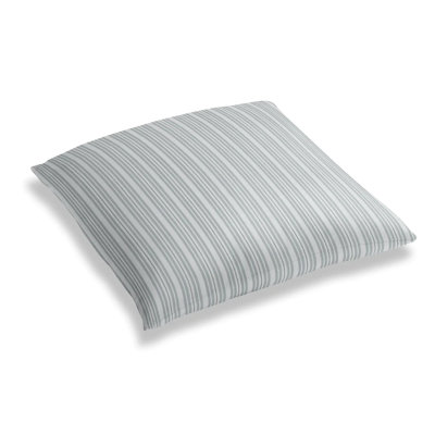 Striped Cotton Reversible Throw Pillow