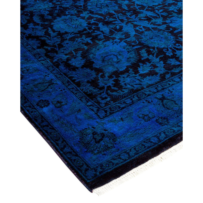 Fine Vibrance One-of-a-Kind 4'2" X 6'2" Hand Knotted Area Rug