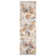 Charolene Abstract Ivory Power-Loom Area Rug