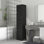 Grande armoire de rangement pour salle de bain avec portes, tiroir, tablette réglable