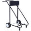 Support de moteur de bateau hors-bord, chariot de transport de chariot de moteur pour le rangement, capacité de poids de 313 lb, avec roues