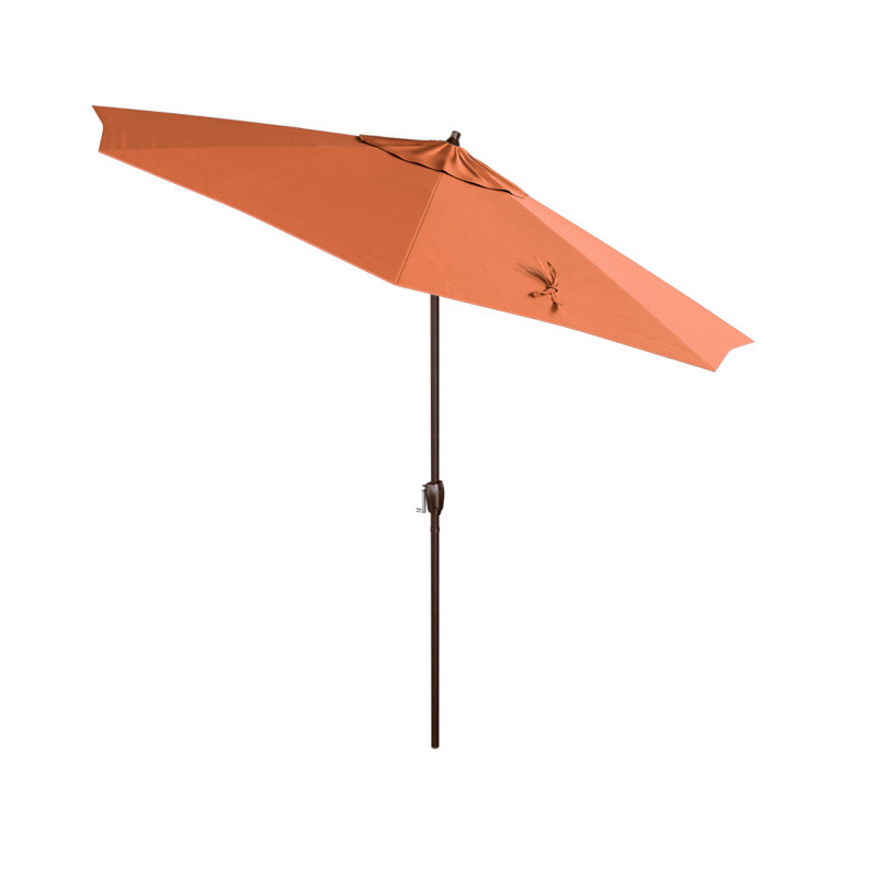 Parasol de marché 9 pi Murrey, Toile Sunbrella® Melon