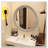 Ornate Round Wall Mirror
