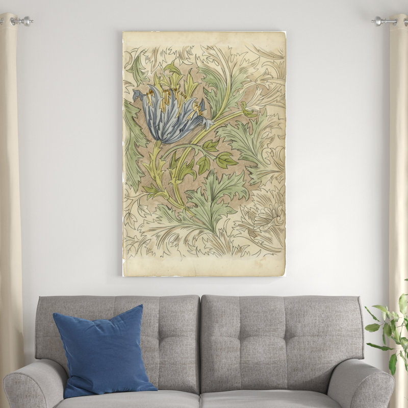Étude de motifs floraux III, H 48 po x l 32 po x P 1,25 po