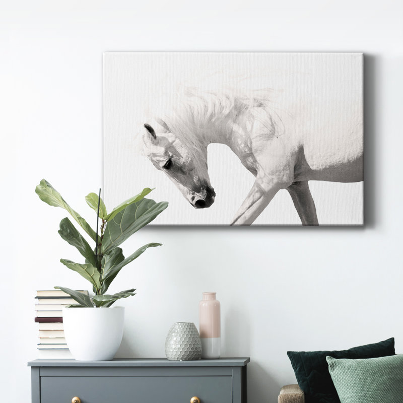 " Neutral Stallion ", 8" H x 12" W x 1.5" D