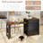 81.2" Rolling Kitchen Island with Extendable Dining Table, Power Outlet, Large Drawer & 2-Door Storage Cabinet-586494299