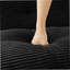 Canapé modulaire en forme de L de 82 pouces avec tissu en velours côtelé, repose-pieds mobile, siège profond et aucun assemblage requis-1276013601-1276013605