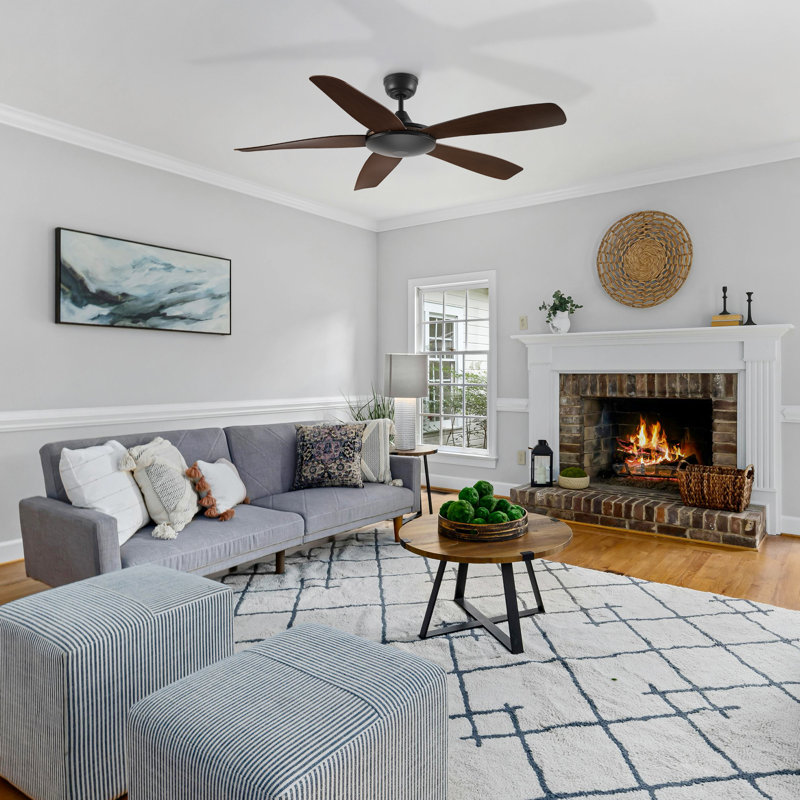 52-inch Smart Ceiling Fan with Remote,Works with Google Assistant and  Alexa,Siri Shortcut