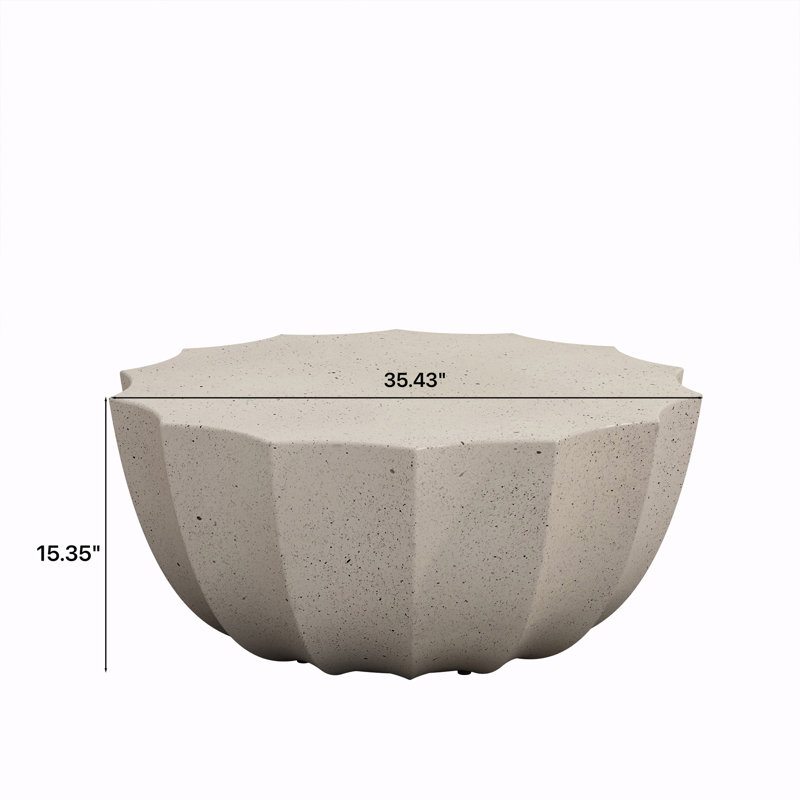 Coffee Table Indoor Outdoor Furniture, White