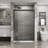 Double Sliding Glass Shower Door 48 In. W X 72 In. H Aluminum Framed Shower Enclosure With SGCC Clear Tempered Glass, Stainless Steel Hardware, Matte Black