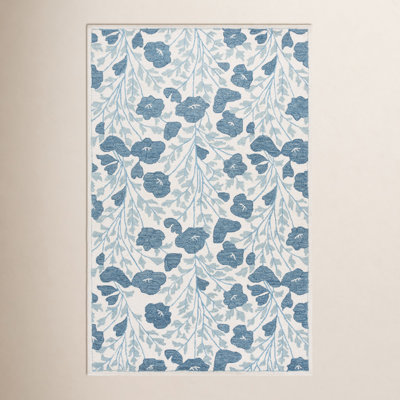 Hand-Tufted Wool Floral Rug